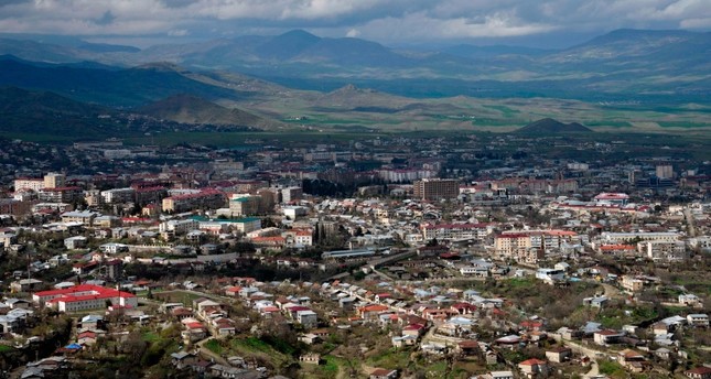 مدينة خانكندي عاصمة  إقليم قره باغ الذي تحتله أرمينيا الفرنسية