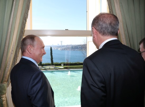 Erdoğan holds bilateral meetings with Merkel, Putin, Macron ahead of Istanbul summit on Syria