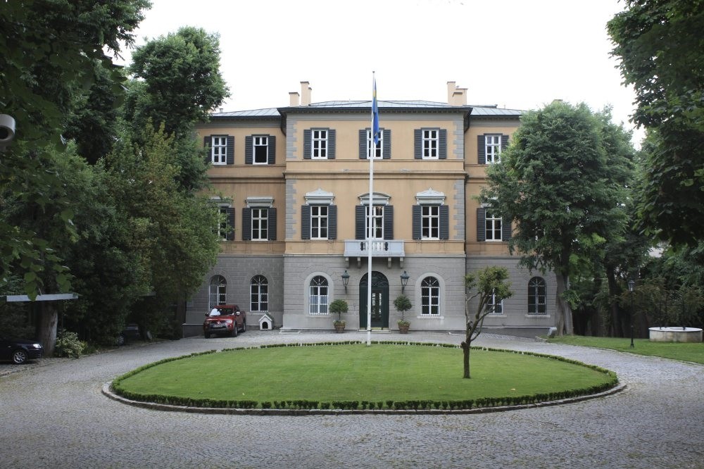 The Swedish Consulate building in Istanbulu2019s Taksim Square.