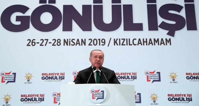 أردوغان يؤكد مواصلة حزبه نضاله القانوني فيما يتعلق بالطعن على نتيجة انتخابات إسطنبول