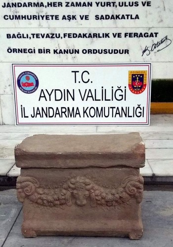 Roman Era Child Sarcophagus Seized In Western Turkey S Aydin Daily Sabah