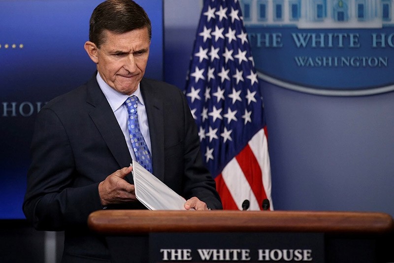 National Security Adviser General Michael Flynn arrives to deliver a statement during the daily briefing at the White House in Washington U.S., Feb. 1. (File Photo)
