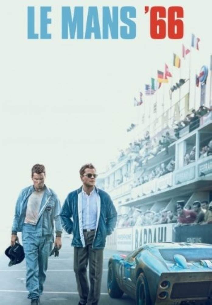 Christian Bale and Matt Damon in ,Le Mans '66.,