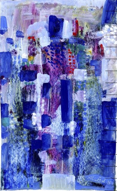 Ahmet u00d6zel, ,Gate of the Paradise,, 77x40 cm.