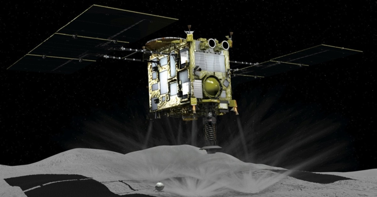 Japan's Hayabusa2 probe lands on asteroid 300 million kilometers from Earth  | Daily Sabah