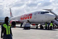 In this file photo taken on October 10, 2018, shows a Lion Air Boeing 737-800 aircraft at the Mutiara Sis Al Jufri airport in Palu. (AFP Photo)