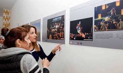 u201cJuly 15 Coup Attempt and Turkeyu2019s Democracy Victoryu201d exhibit features photographs taken by Anadolu Agency (AA) photographers in the highly Turkmen-populated district of Akkar in Lebanon. 