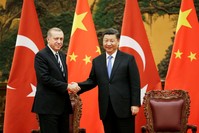  President Recep Tayyip Erdou011fan and Chinese President Xi Jinping attend a signing ceremony ahead of the Belt and Road Forum in Beijing, China May 13. 