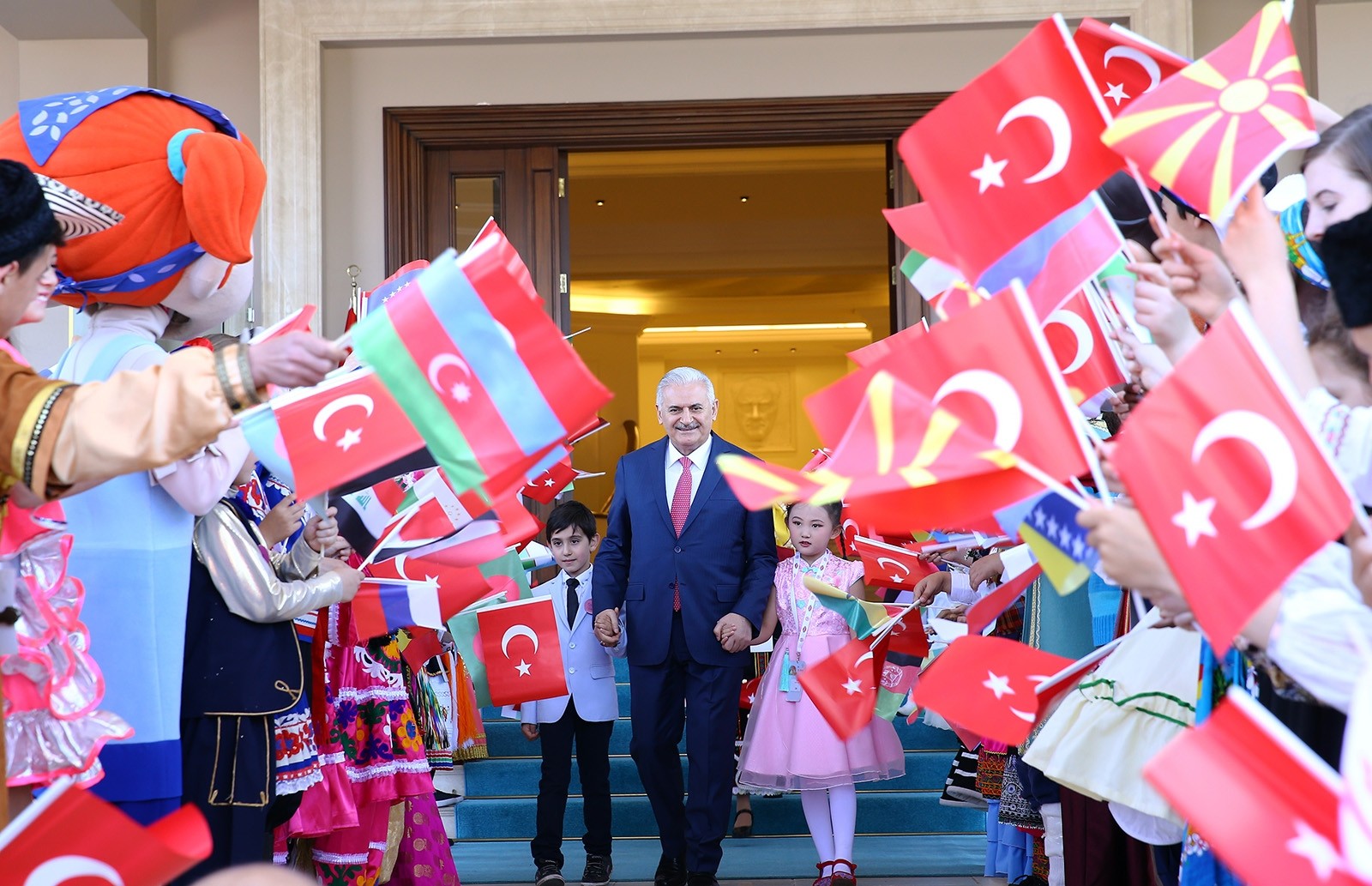 Millions of children throughout Turkey mark National Sovereignty and Children’s Day with dances and celebrations
