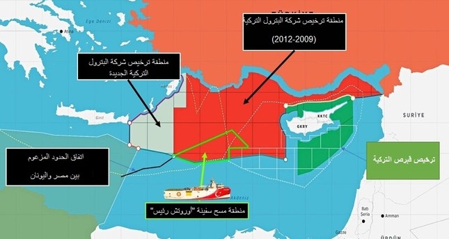 ترسيم الحدود البحرية بين مصر واليونان انتهاك للقوانين شرقي المتوسط