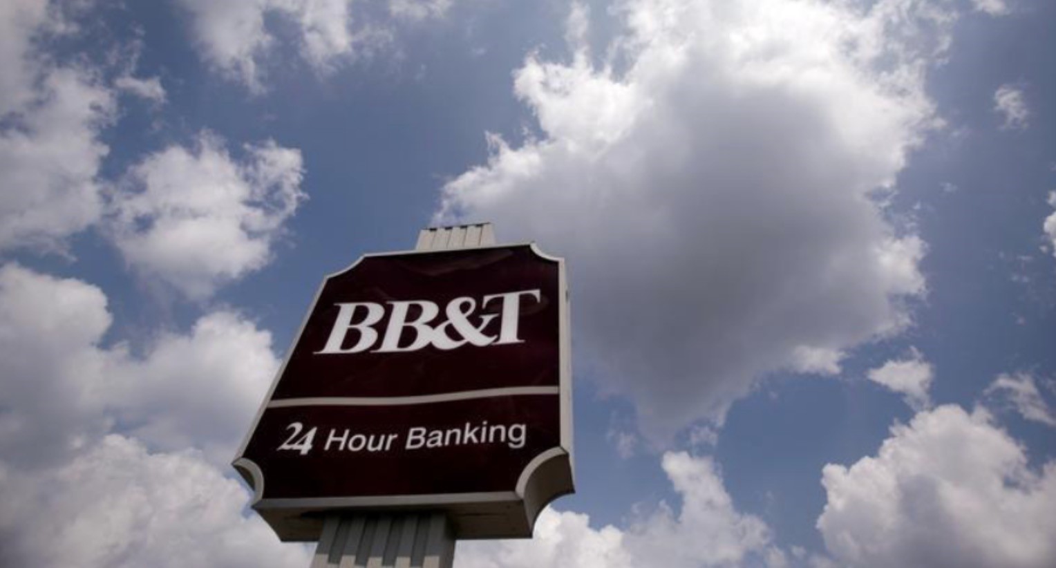 A BB&T bank branch sign is seen in Arlington, Virginia, August 14, 2009.