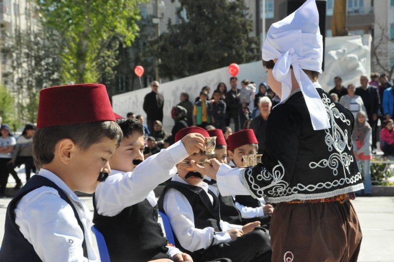 Turkish children celebrate Children's Day