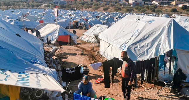 مخيم للاجئين في جزيرة لسبوس الفرنسية