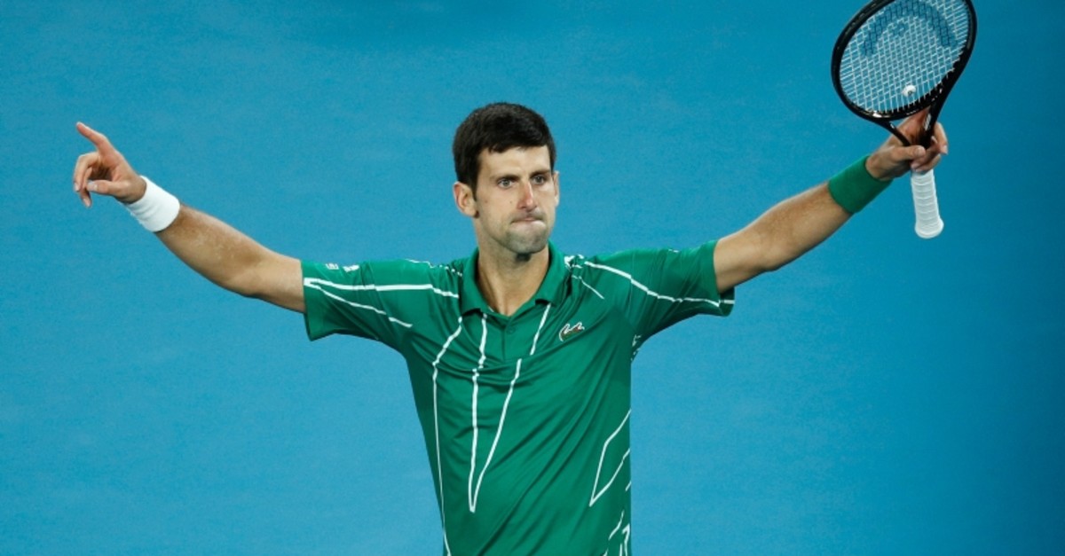 At give tilladelse Eksisterer frivillig Novak Djokovic wins 2020 Australian Open in men's singles | Daily Sabah