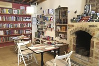 The library at the bookstore has a collection of Arabic and Turkish literature for all ages, as a house of wisdom dedicated to  translation and community.