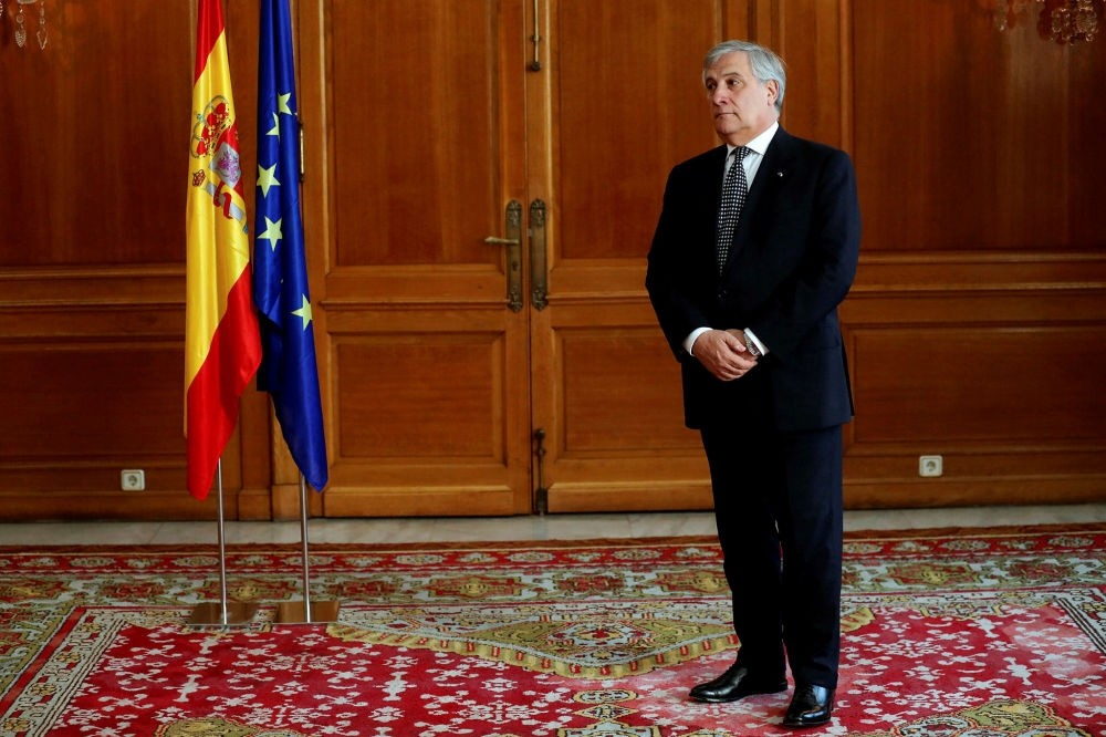 European Parliament chief Antonio Tajani stressed the growing threats over the European Union's unity and stability.
