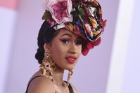 U.S. rapper Cardi B at the 2018 American Music Awards in Los Angeles, California, Oct. 09, 2018.