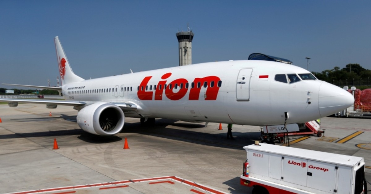  Lion Air's Boeing 737 Max 8 airplane is parked on the tarmac of Soekarno Hatta International airport near Jakarta, Indonesia, March 15, 2019 (Reuters Photo)