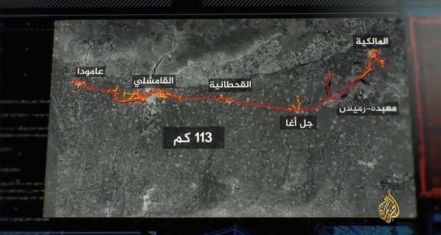 ي ب ك الإرهابي يحفر أنفاقا بطول 113 كلم شمال سوريا