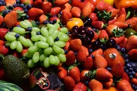 Fruits and vegetables are presented during the opening day of the ,Fruit Logistica, trade fair in Berlin on February 8, 2017. (AFP Photo)