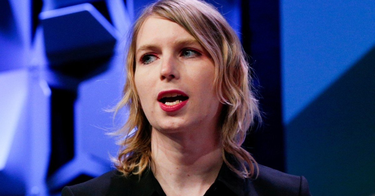 Chelsea Manning speaks at the South by Southwest festival in Austin, Texas, U.S., March 13, 2018. (Reuters Photo)