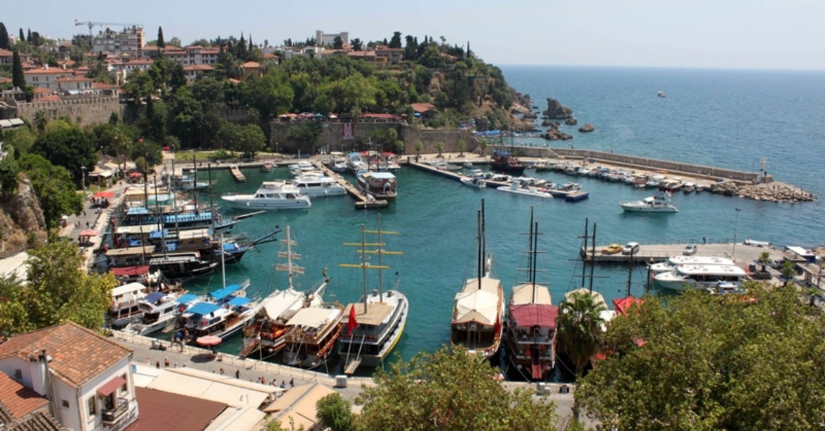 The historic harbor of Antalya (DHA File Photo)