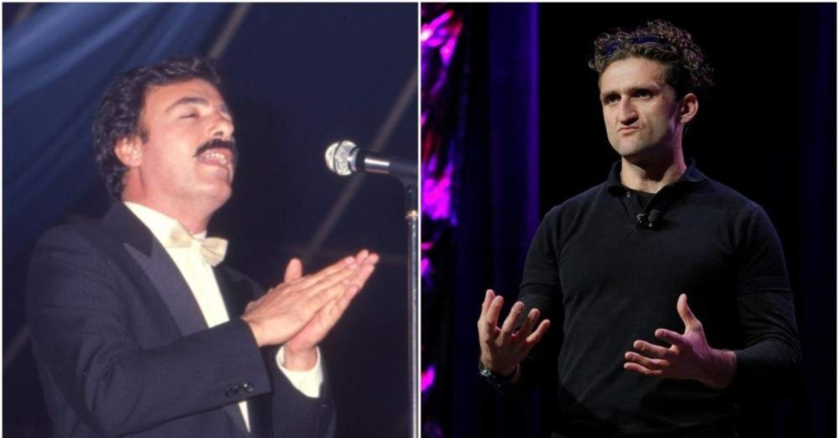 Combination of images shows Turkish arabesque singer Ferdi Tayfur (L) and Youtuber Casey Neistat. (FILE/Reuters Photos)