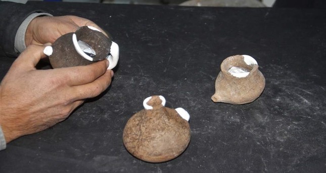 Rare 4,500-year-old baby bottles discovered in Bingöl, eastern Turkey