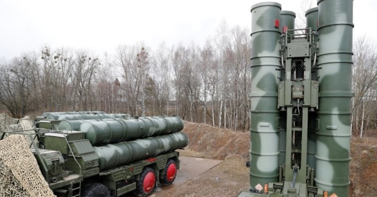 The new S-400 Triumph surface-to-air missile system after its deployment at a military base outside the town of Gvardeysk near Kaliningrad, March 11, 2019.