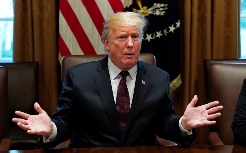 U.S. President Donald Trump leads a discussion on immigration proposals with conservative leaders in the Cabinet Room of the White House in Washington, U.S., January 23, 2019. (Reuters Photo)