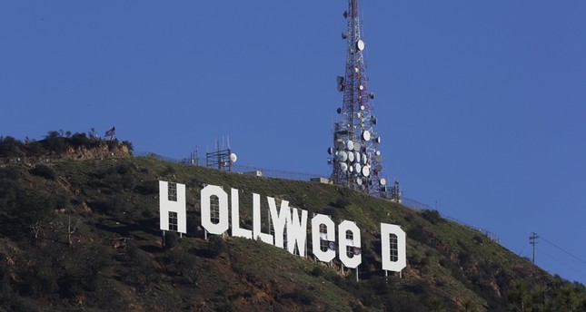 Hollywood-Schriftzug wird zu ’Hollyweed’