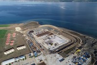 Financial corporations from Turkey, South Korea, Denmark, Italy, Kuwait, and other countries provided loans for the u00c7anakkale 1915 Bridge (above), which will be the longest suspension bridge in the world once it is complete.