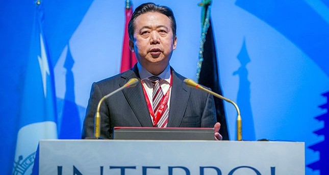 رئيس  منظمة الشرطة الدولية الإنتربول مينغ هونغ وي EPA