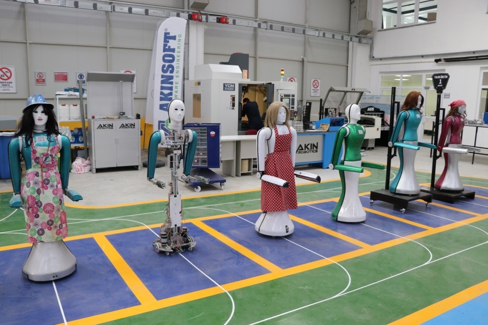 Robots built in the factory will be primarily used in service sector.
