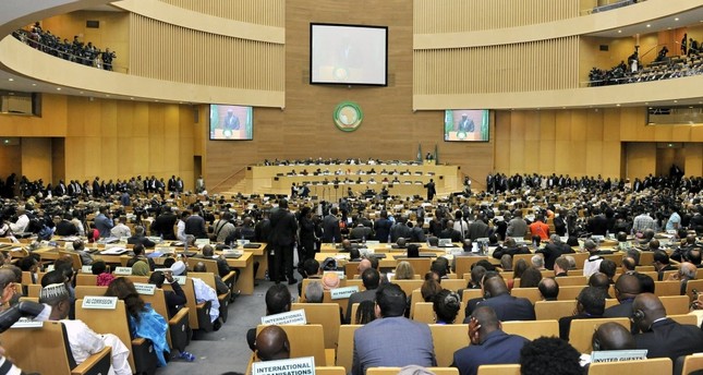 A general view during the 30th Ordinary Session of the Assembly of Heads of State and Government of the African Union, Addis Ababa, Ethiopia, Jan. 28.