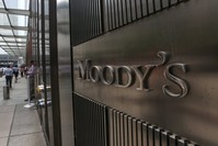 The Moody's rating agency's company headquarters in New York.