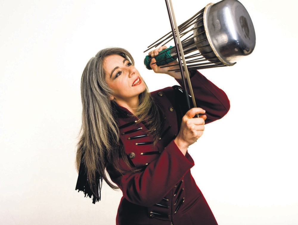 Evelyn Glennie, photographed by Jim Callaghan (courtesy of the Borusan Istanbul Philharmonic Orchestra).