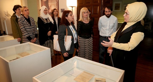 أمينة أردوغان تزور متحف إيفيتا في العاصمة الأرجنتينية بوينس آيرس