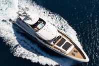 La Passion, an award-winning super luxury yacht produced in the Antalya Free Zone, is seen in this file photo. (DHA Photo)