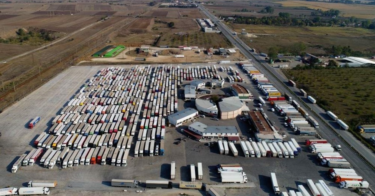 Kap?kule Customs and Border Gate, Turkey's main gateway overland into Europe, is seen in this file photo dated Oct. 25, 2019. (AA Photo)
