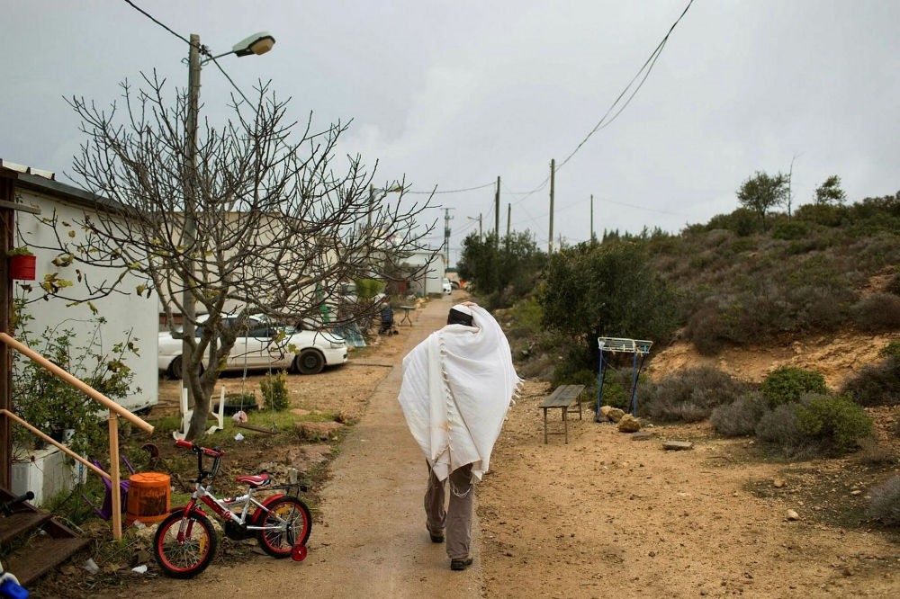 Israel evicted Jewish settlers from an unauthorized Amona outpost in the occupied West Bank in February.