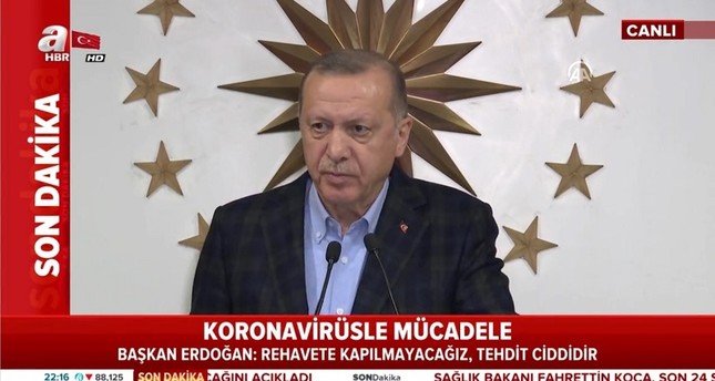 أردوغان يعلن حزمة تدابير جديدة لاحتواء تفشي كوفيد-19