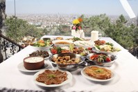 A table full of Konyau2019s delicious dishes.