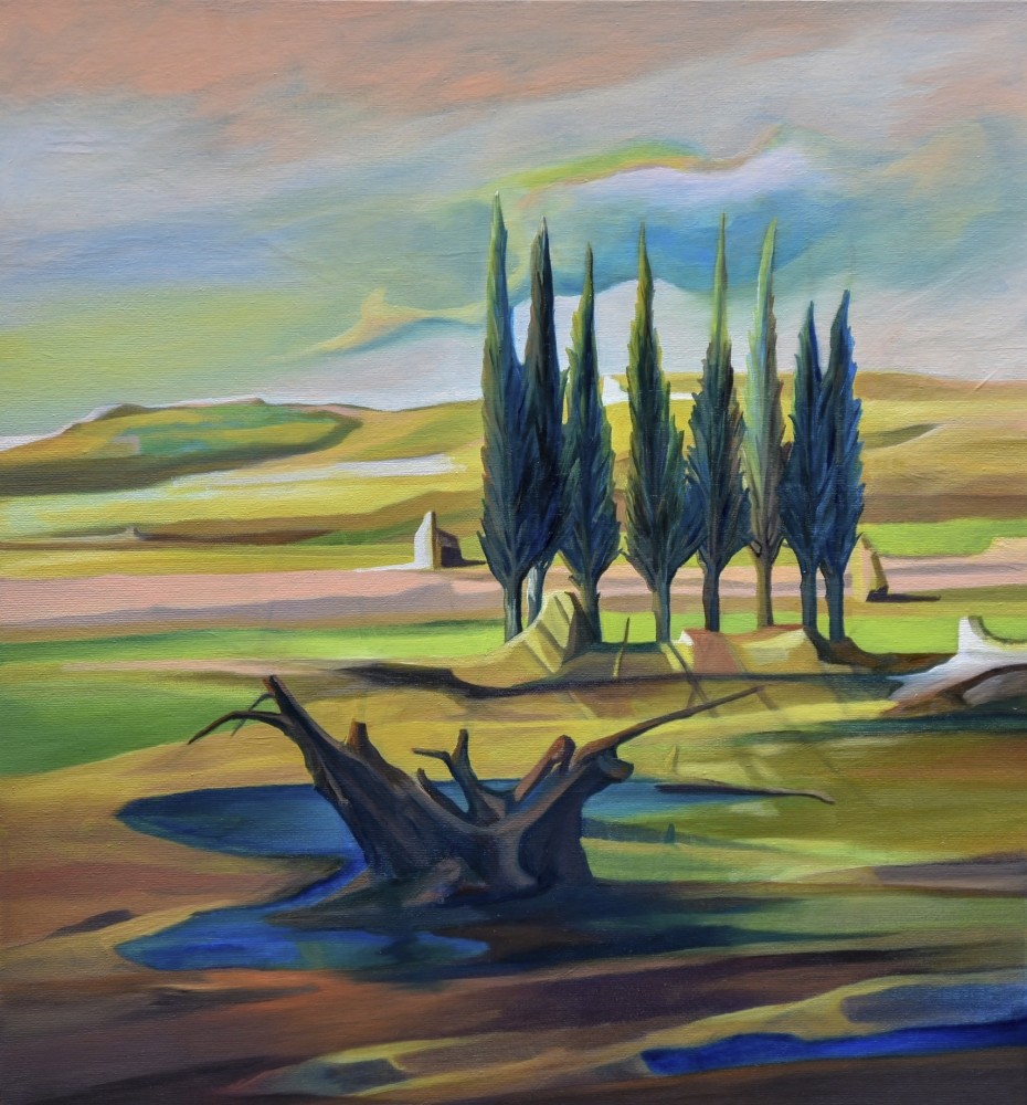 The u201cSilentu201d exhibition is a symbolic representation of the relationship the artist u00c7evik establishes with the nature.