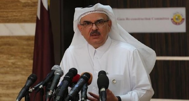 السفير محمد العمادي، رئيس اللجنة القطرية لإعادة إعمار غزة