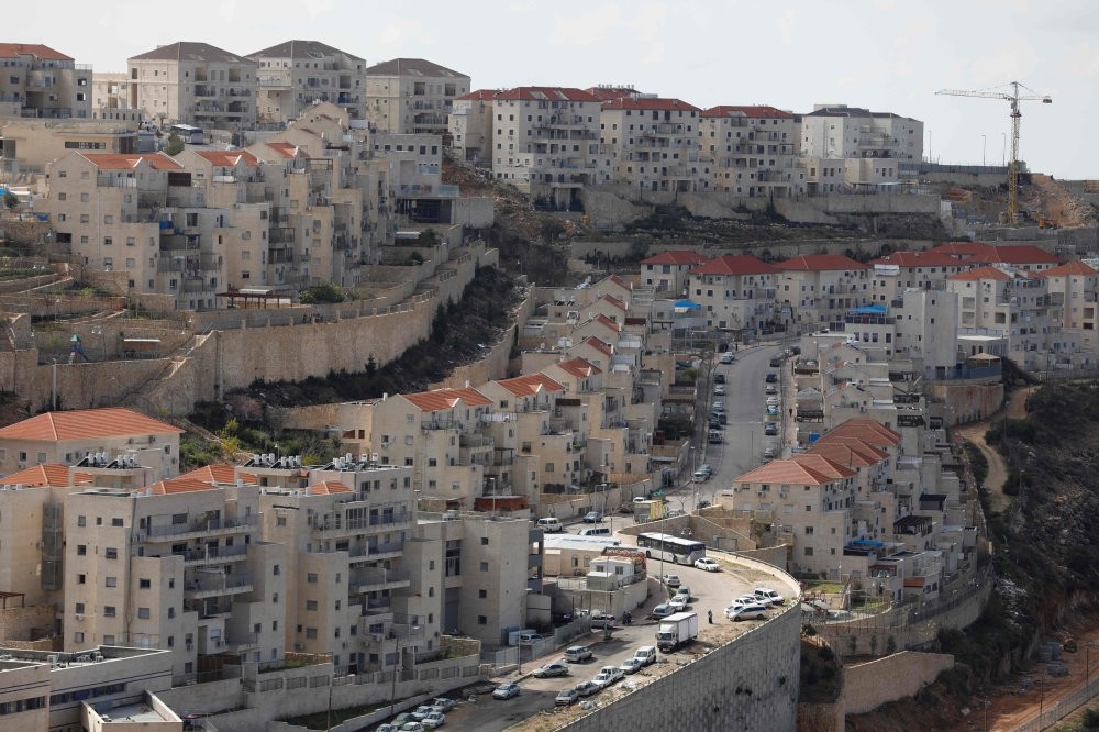 A view of the Israeli settlement of Beitar Illit in the occupied West Bank, Feb. 14.