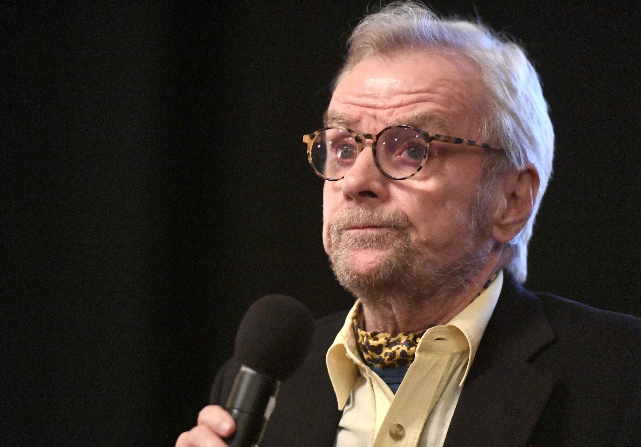 This file photo taken on February 03, 2017 shows director John G. Avildsen speaking onstage at a screening of 'John G. Avildsen: King of the Underdogs'  (AFP Photo)