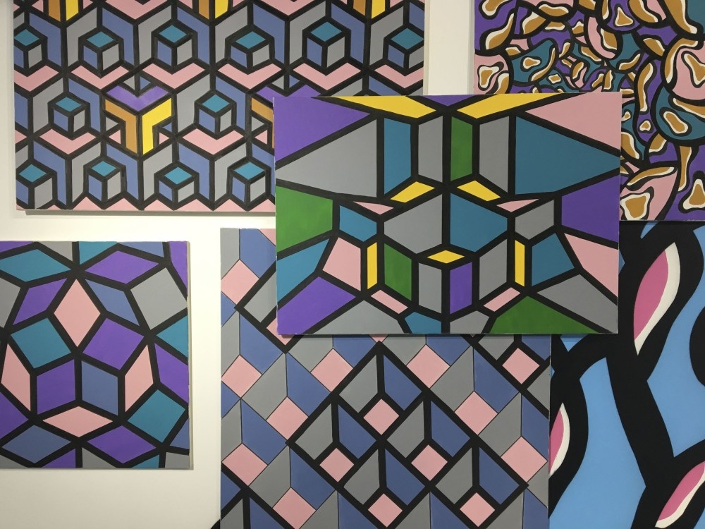 u201cUntitledu201d (2015-2016) is an eight-piece polyptych integrating murals by Eser Tuncer.
