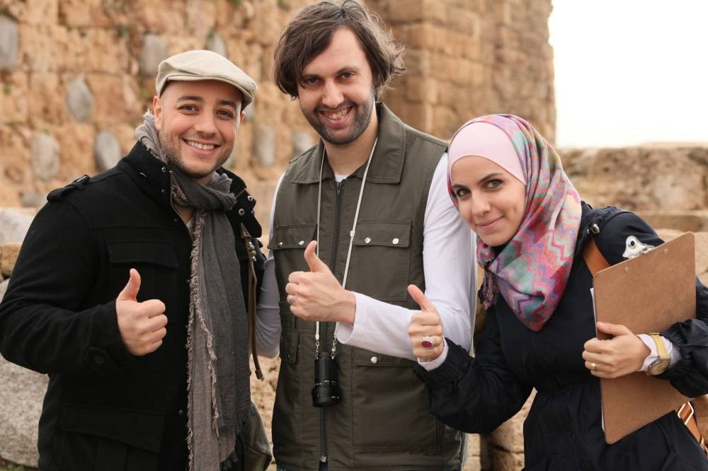 Bayazid (R) is the mastermind behind Lebanon-born Swedish R&B singer Maher Zain’s (L) music videos.