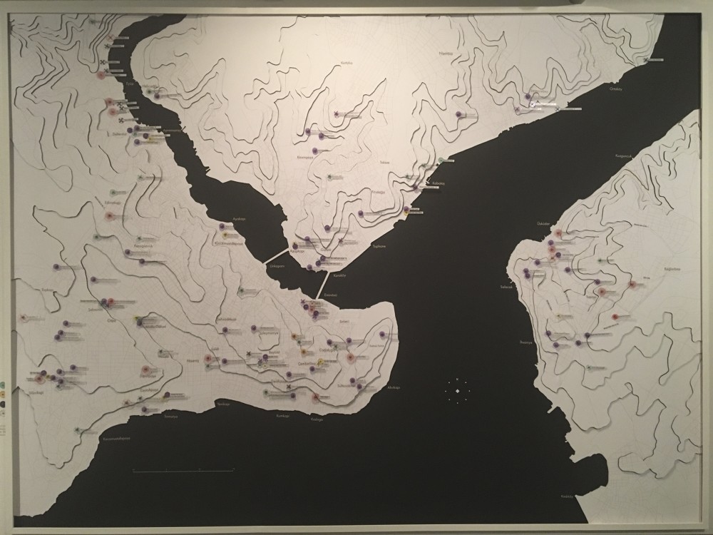 SALT Research produced the u201cMap of Women Patronsu2019 Structures in Ottoman Istanbul for the Commissionersu2019 Exhibition on display until Nov. 26.